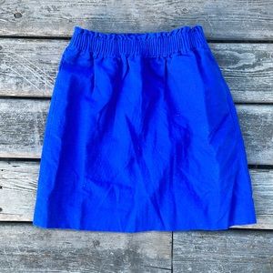 J Crew Paper Bag Linen Blend Skirt